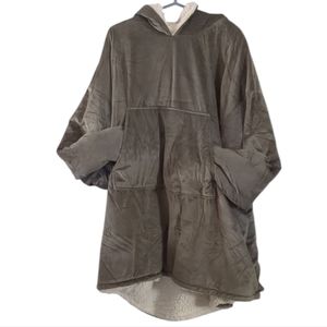 The Comfy Gray Sherpa Hoodie